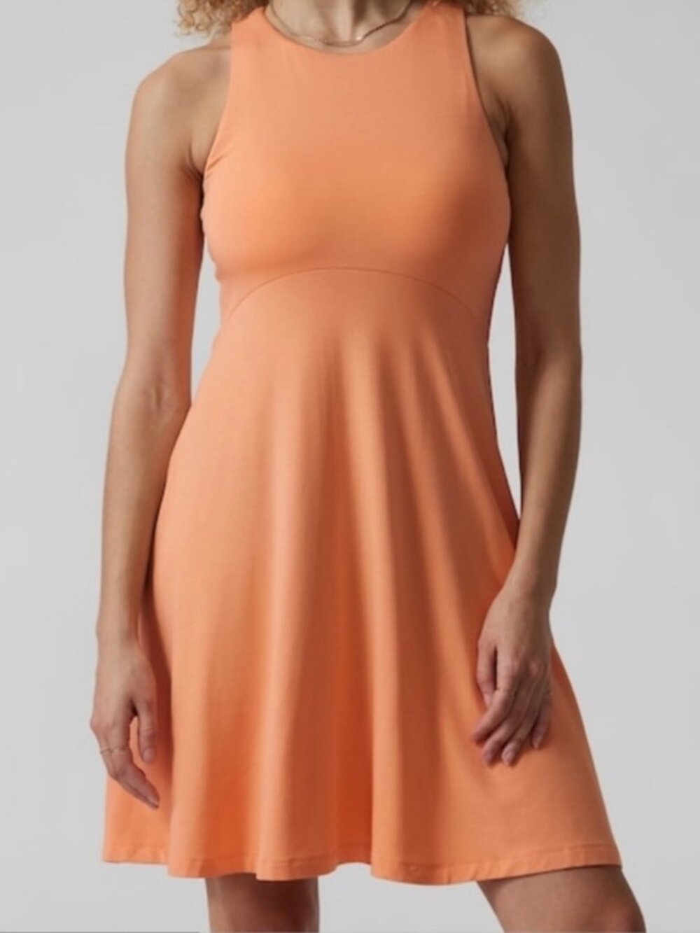 Athleta Santorini Thera Dress Light Orange/Peach